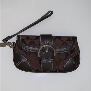 a cute little coach wristlet